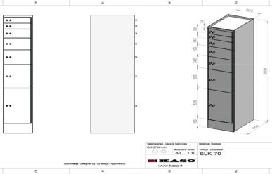 Safe deposit locker box combination example